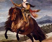 迭戈 罗德里格斯 德 席尔瓦 委拉斯贵支 : Prince Balthasar Carlos on horseback